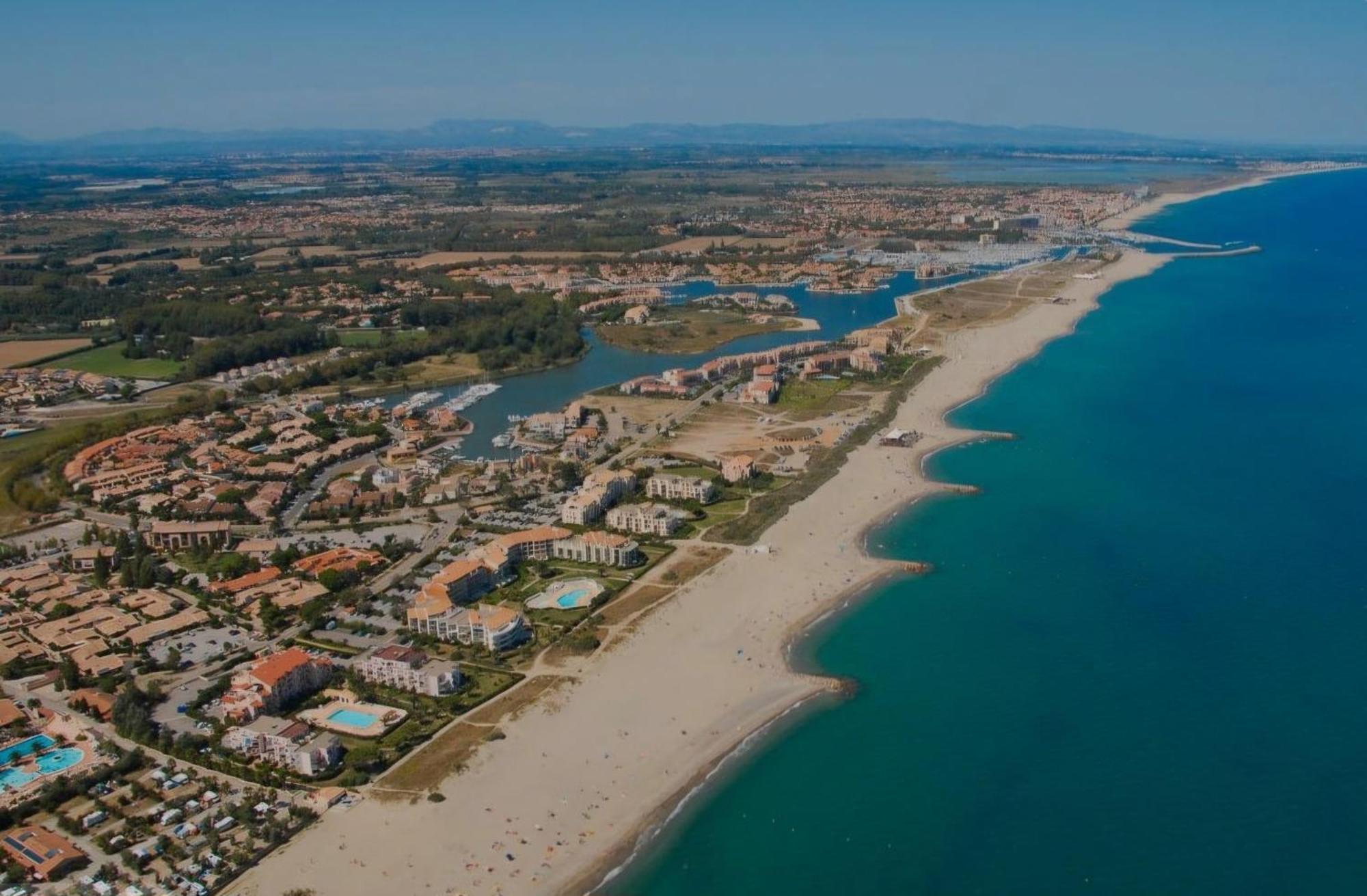 Studio Cozy En Bord De Plage Avec Vue Mer Et Wifi Canet-en-Roussillon Εξωτερικό φωτογραφία